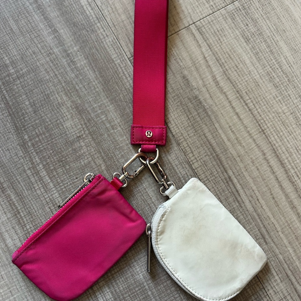 lululemon Pink and White Wristlet - Picture 2 of 8